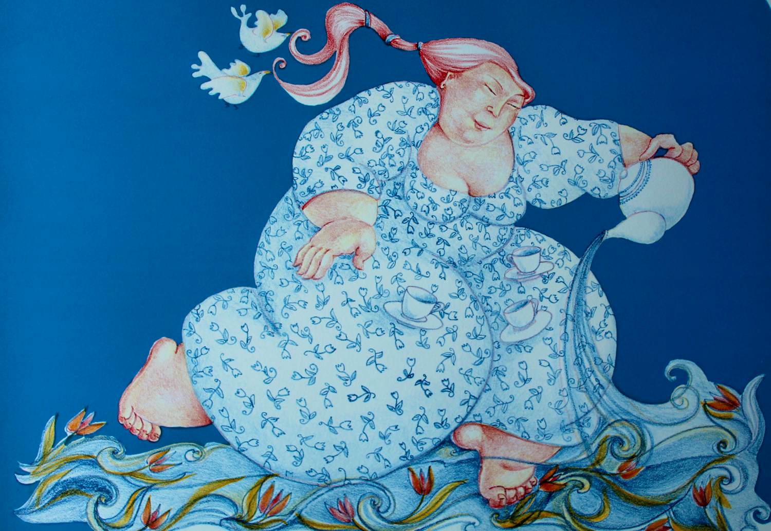 Ada Breedveld - Zeefdruk: De nachtbruid - 1999 verkocht voor € 59!