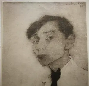 Jan Mankes - Zelfportret. Heliogravure. kopen? Bied vanaf 1!