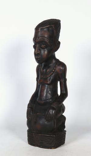 Kuba - Houten beeld van koning NDOP kopen? Bied vanaf 1!