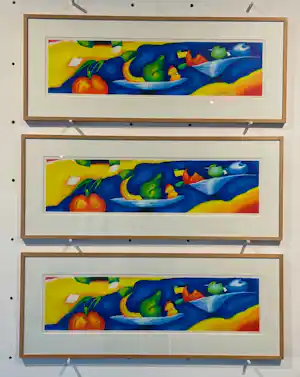 Saskia Bremer - DRIE zeefdrukken inclusief lijsten! Boa Vista verkocht voor € 50!