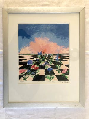 Margret Statham - De bloemen van kleine Ida - Zeefdruk, Ingelijst kopen? Bied vanaf 40!