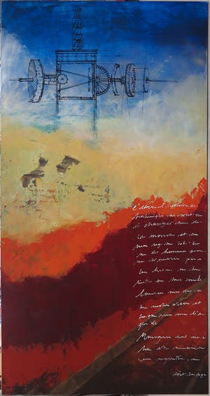 Carolina Paulussen - Acryl op doek, Zonder titel (Zeer groot) kopen? Bied vanaf 1!