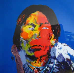 Espen Hagen - 3 ingelijste zeefdrukken ingelijst met passe-partout - groot kopen? Bied vanaf 395!