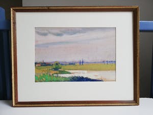 Jan Poortenaar - Hollands Landschap kopen? Bied vanaf 125!