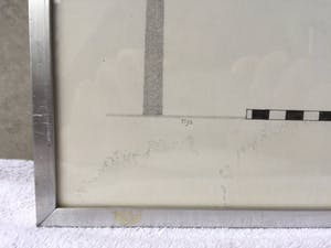 Ben Pollé - Tramhalte - Tekening (58 x 46 cm) 1975 kopen? Bied vanaf 1!