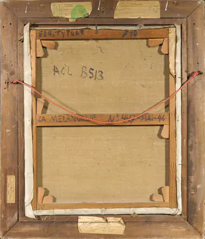 Edgard Tytgat - Olieverf op doek, La Mélancolie - Ingelijst kopen? Bied vanaf 8000!