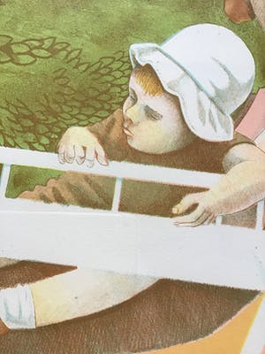 Aat Verhoog - Grote litho ,Moeder met kinderen, gesigneerd en ingelijst kopen? Bied vanaf 65!