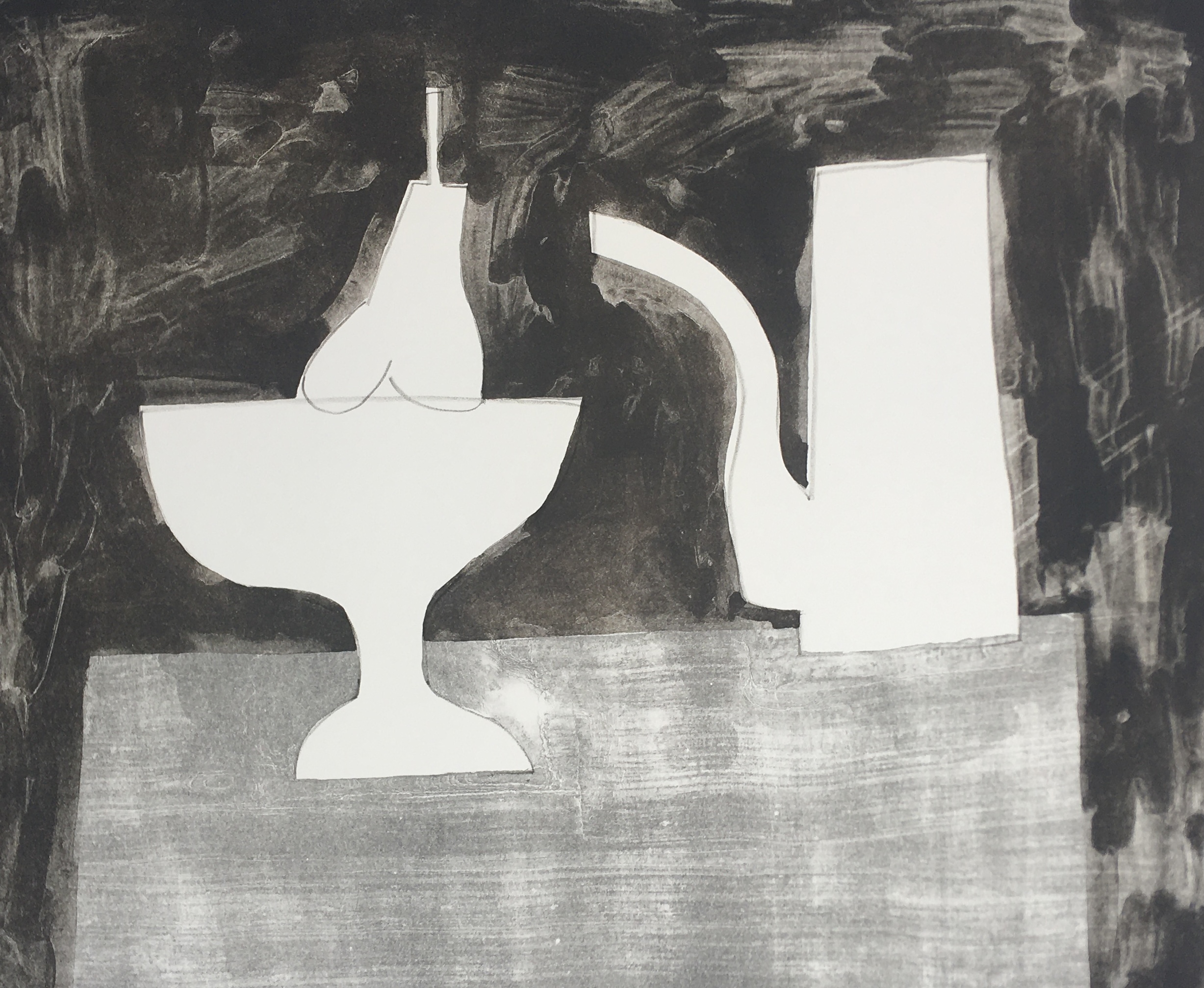 Buy Klaas Gubbels - ‘Stilleven met peer’ - grote litho - 1987? Bid from 585!