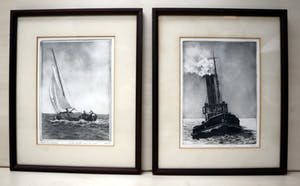 Bart Reindersma - "Sleper in het ijs" en "Tjalk aan de wind" kopen? Bied vanaf 45!