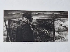 Hans Blanken - Sfeervolle nacht ETS "Pieter de Flapper" zeer kleine oplage (20) - potloodgesign kopen? Bied vanaf 141!