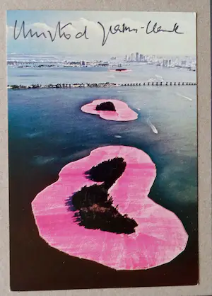 Christo - Project " Surrounded Islands " 1983 - inc. original stofmonster kopen? Bied vanaf 139!