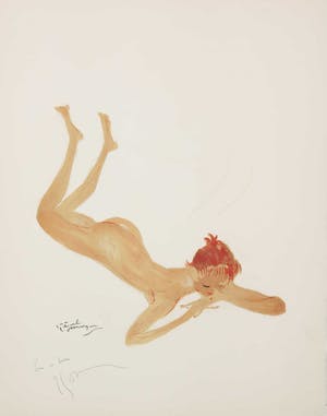 Jean-Gabriel Domergue - Litho, Sabine uit de portfolio La Parisienne kopen? Bied vanaf 200!