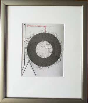 Richard Long - Gesigneerde kaart - Cirkel verkocht voor € 100!