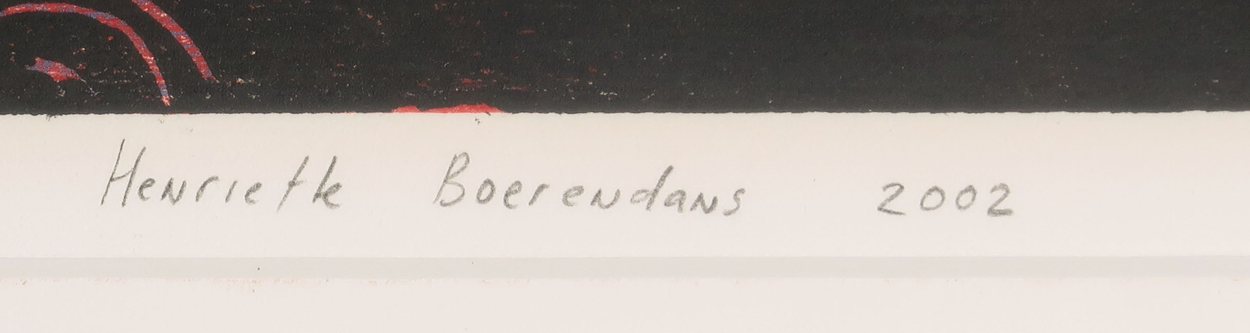 Henriette Boerendans - Houtsnede, 10 juni - Ingelijst kopen? Bied vanaf 35!
