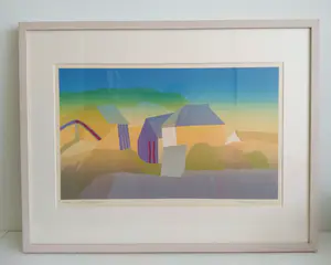 Harr Scheffer - (1937-2016), linosnede eigen druk, ingelijst en handgesigneerd kopen? Bied vanaf 79!