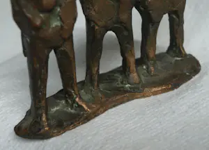 Brons (Onbekend) - Bronzen beeld , Drie Mannen kopen? Bied vanaf 175!