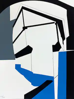 Mark Cohen - Minimalistische architectuur, zeefdruk vendu pour 35€ !
