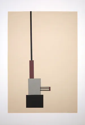 Barbara Kletter - Collage op papier, Zonder titel kopen? Bied vanaf 50!