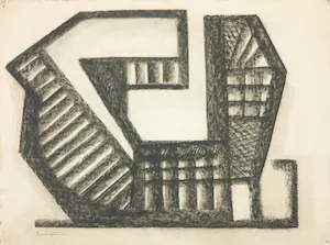 Klaas Boonstra - Lot van twee originele werken op papier kopen? Bied vanaf 100!