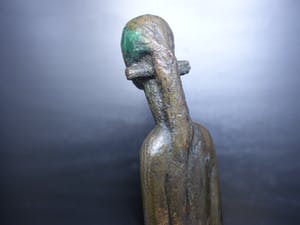 Brons (Onbekend) - zittend naakt, zeer mooi beeldje kopen? Bied vanaf 175!