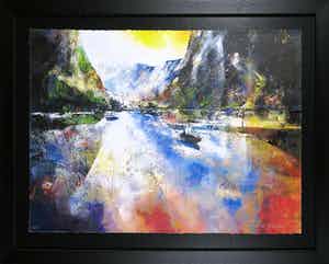 Peter Meijer - Zeefdruk, Glencoe Schotland - Ingelijst (Groot) verkocht voor € 100!