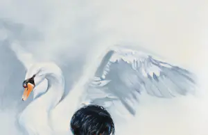 Louis Nagelkerke - Vrouw en zwaan kopen? Bied vanaf 750!