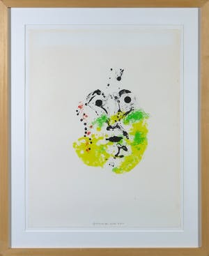Jef Diederen - Litho, Zonder titel - Ingelijst kopen? Bied vanaf 40!