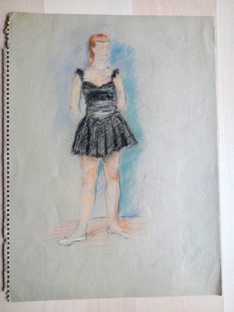 Albert Mulder - zeer mooie tekening van ballerina kopen? Bied vanaf 1!