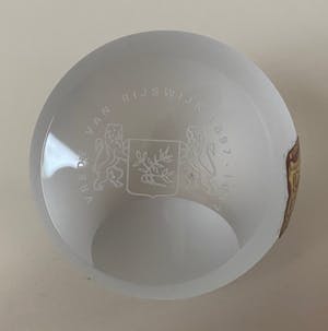 Niet of onleesbaar gesigneerd - Gesatineerde presse papier "Vrede van Rijswijk 1697-1997" kopen? Bied vanaf 1!