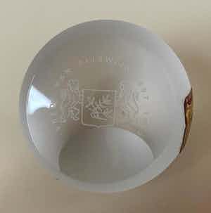 Niet of onleesbaar gesigneerd - Gesatineerde presse papier "Vrede van Rijswijk 1697-1997" verkocht voor € 1!