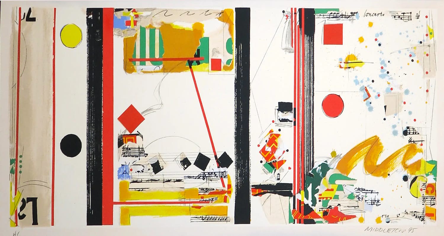 Sam Middleton - Zeefdruk, Concerto (Groot) verkocht voor € 1!