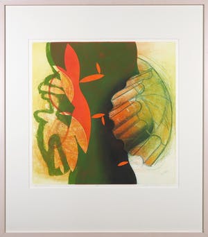 Hans Vredegoor - Zeefdruk, Spanish soul 2 - Ingelijst kopen? Bied vanaf 20!