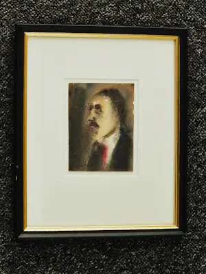 Albert Hennig - Leipzig "Die verschollene Generation - aquarel en inkt - fraai ingelijst - 1974 kopen? Bied vanaf 85!