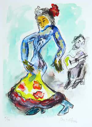 Jan Sierhuis - Giclée, Tango verkocht voor € 50!