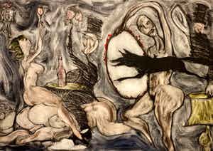 Wim Worm - " Zum Wohl " verkocht voor € 99!