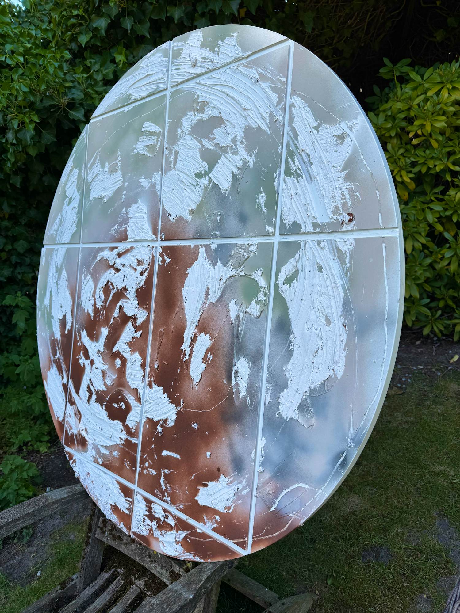 Maurice Grothausen - XXL-RELIËFPANELEN MG-02 roestbruin rond (groot) kopen? Bied vanaf 125!