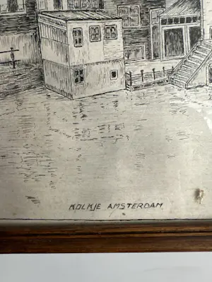 Niet of onleesbaar gesigneerd - Kolkje Amsterdam kopen? Bied vanaf 1!