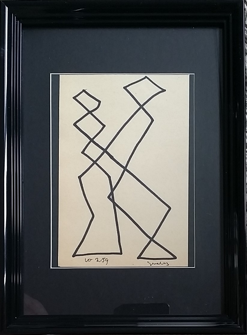 Siep van den Berg - Inkt op papier verkocht voor € 100!