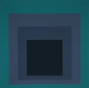 Josef Albers - Hommage aan het Plein - Grisaille en Patina - Zeefdruk - 1971 kopen? Bied vanaf 100!