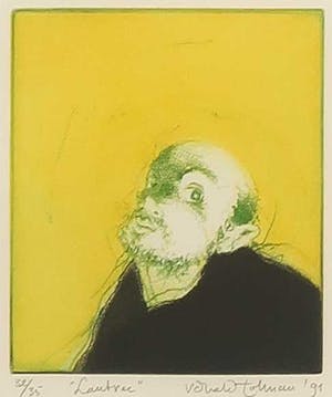 Ronald Tolman - Ets en aquatint, Lautrec - Ingelijst kopen? Bied vanaf 80!