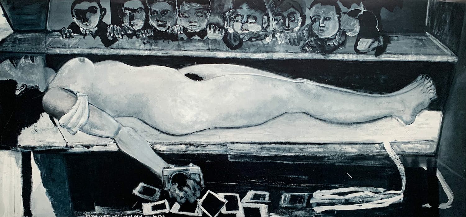 Marlene Dumas - zeldzaam kunstenaarsaffiche | 'Waiting for meaning' | 1988 verkocht voor € 100!