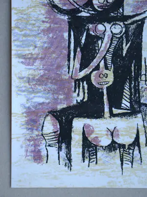 Wifredo Lam - Compositie - 1963 - Originele lithografie - Mourlot kopen? Bied vanaf 100!