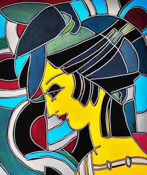 Patricia Kleyman - Portrait de Lydia verkocht voor € 135!