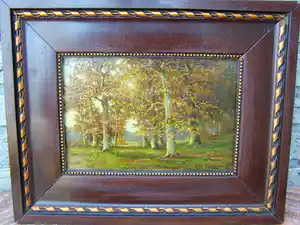 George Frederik Teyssen - Boslandschap verkocht voor € 50!