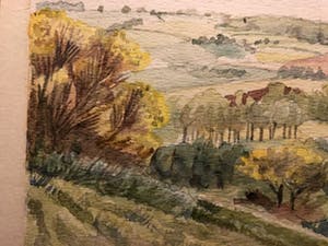 Niet of onleesbaar gesigneerd - Landelijke, panoramische uitzicht kopen? Bied vanaf 1!