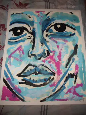 Peter Klashorst - Zeefdruk, Titel, Face. kopen? Bied vanaf 50!