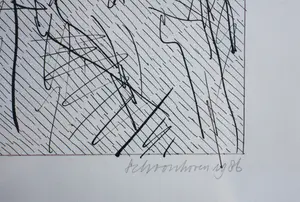 Jan Schoonhoven - "T86-74" Tekening in Oost-Indische inkt kopen? Bied vanaf 2500!
