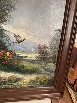 Jan Koning - Olieverfschilderij J. de Keining Fazant Vliegend 80 cm hoog kopen? Bied vanaf 20!
