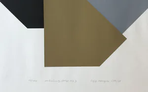 Hajo Hangen - HEIJO HANGEN - "Ordnungsfolge 116B" - 10/100 - Gesigneerde zeefdruk kopen? Bied vanaf 95!