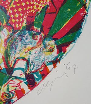 Jacqueline de Jong - Fantasiewereld, litho kopen? Bied vanaf 50!